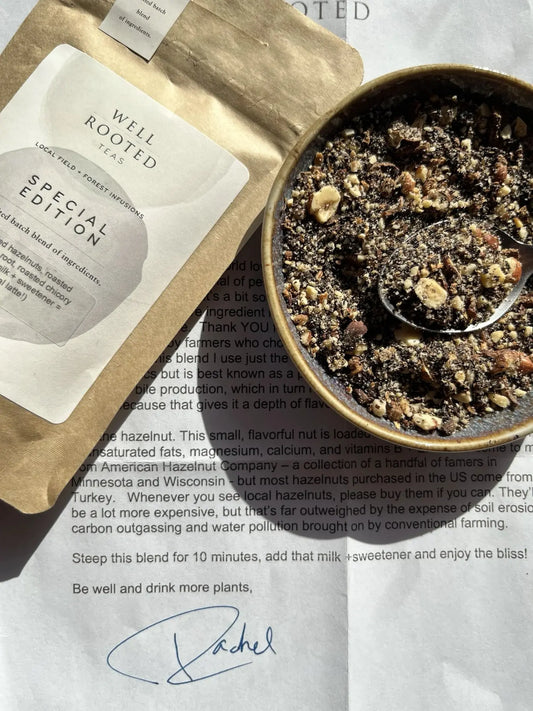 Hazelnut Herbal Latte